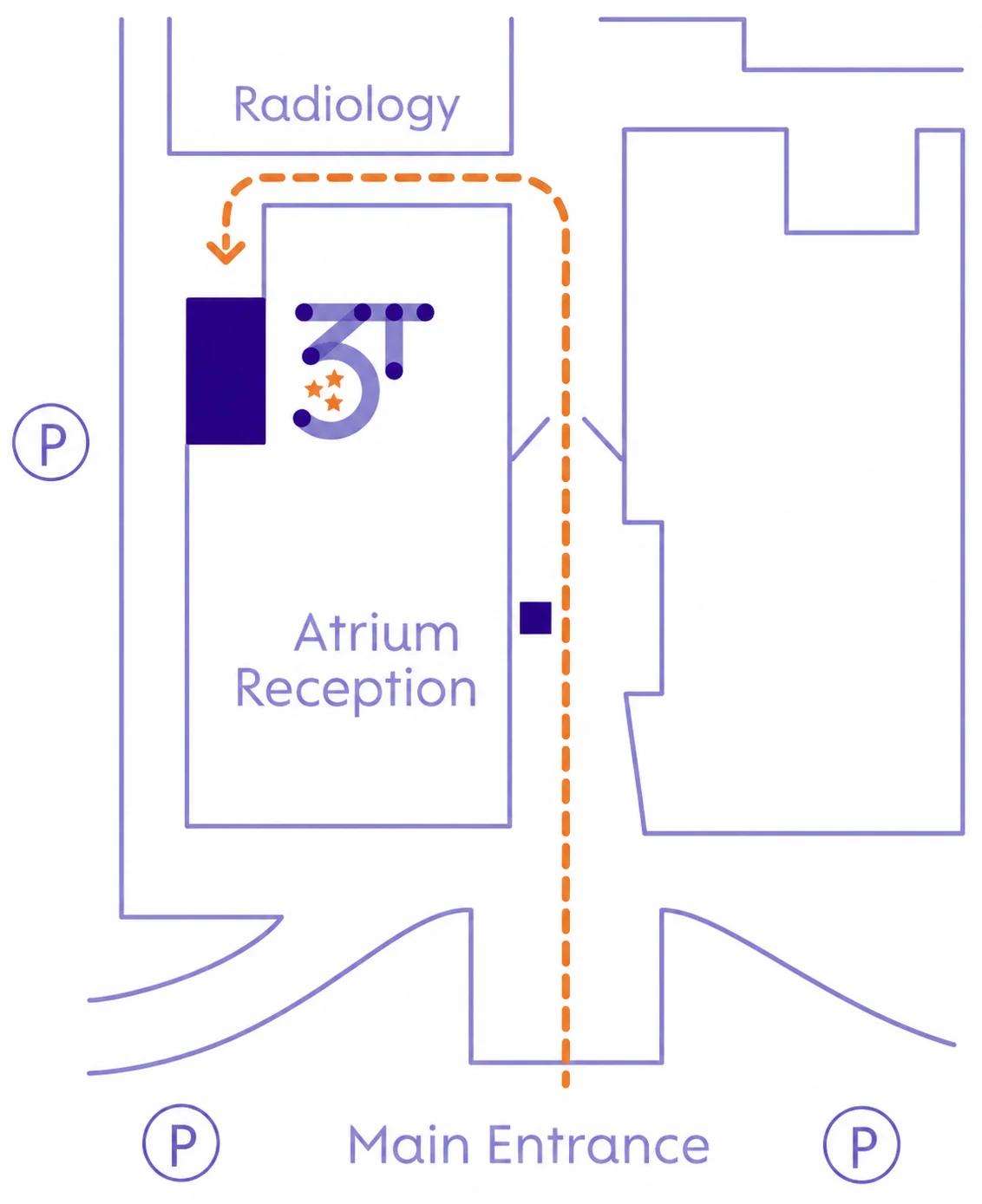 Directions to Atrium Reception